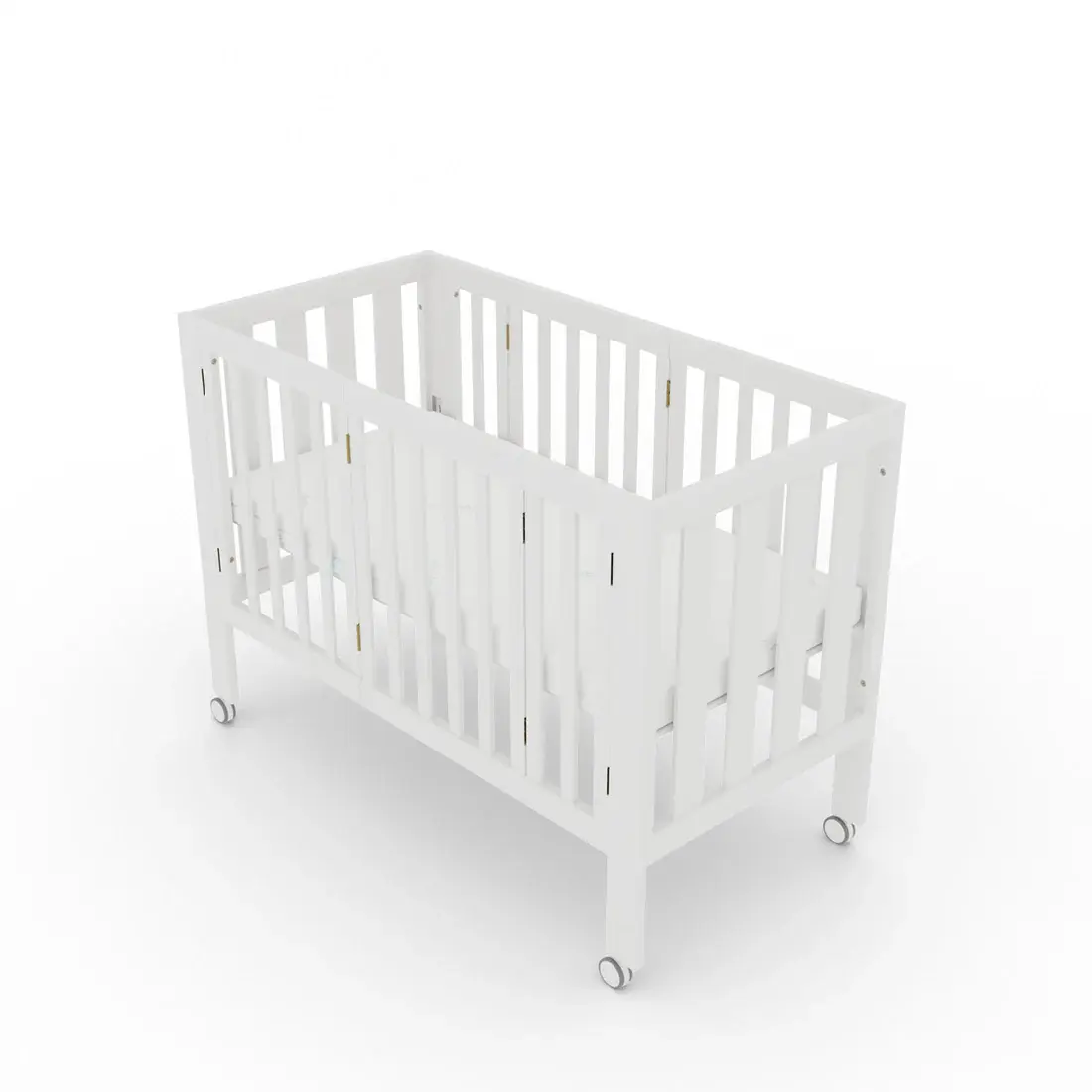 BabyRest Babyrest Dixie Folding Cot - White