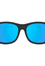 Babiators Polarised Navigators - Babiators Jet Black - Cobalt Blue Mirrored Lenses