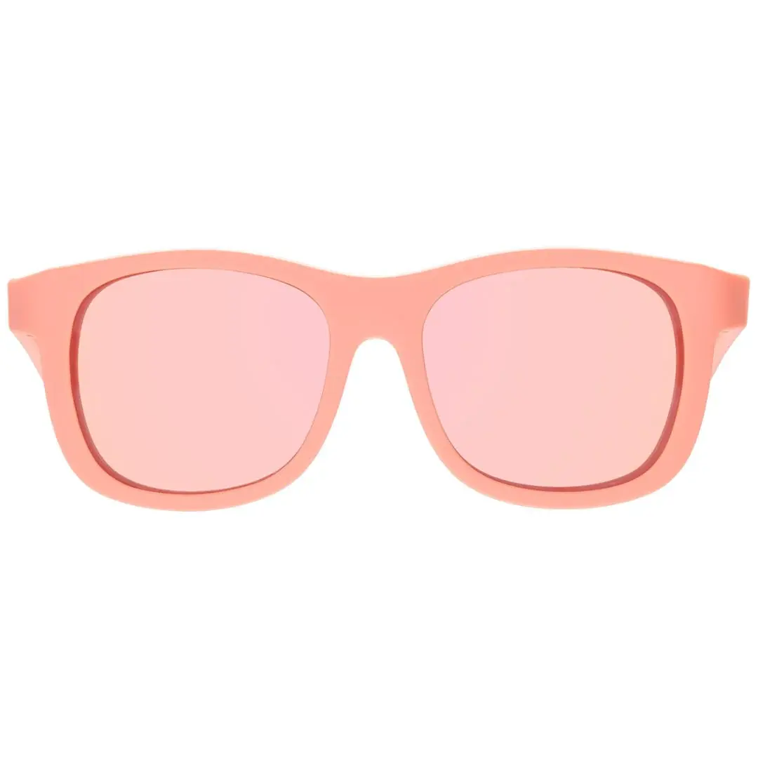 Babiators Polarised Navigators - Babiators 0-2 years / Perfectly Papaya - Peach Mirror