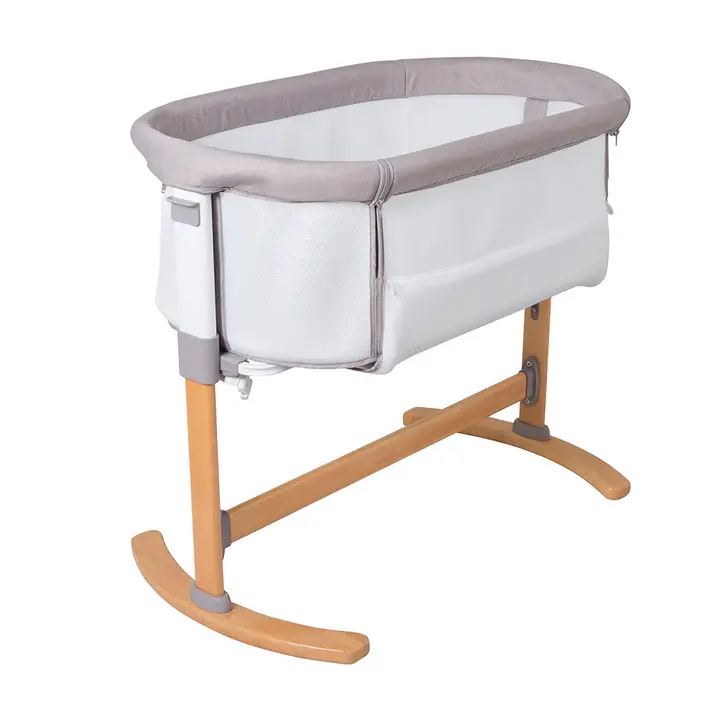 Childcare Childcare Osmo Breathable Bedside Sleeper - Beech