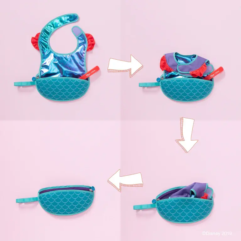 B.Box b.box Disney Travel Bib Ariel