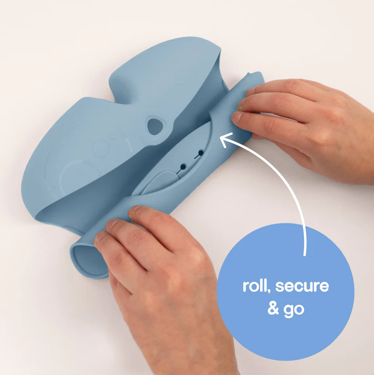 B.Box b.box Silicone Bib Lullaby Blue