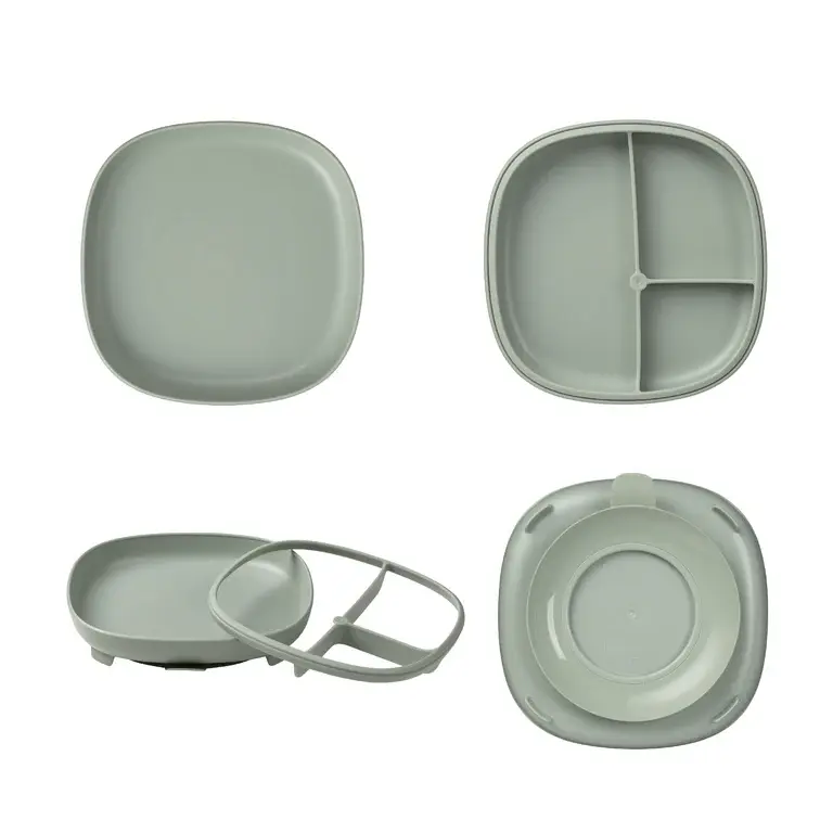 B.Box b.box 2 in 1 Suction Plate Sage