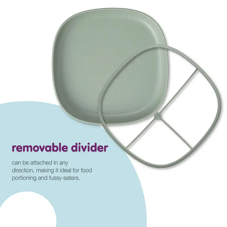 B.Box b.box 2 in 1 Suction Plate Sage