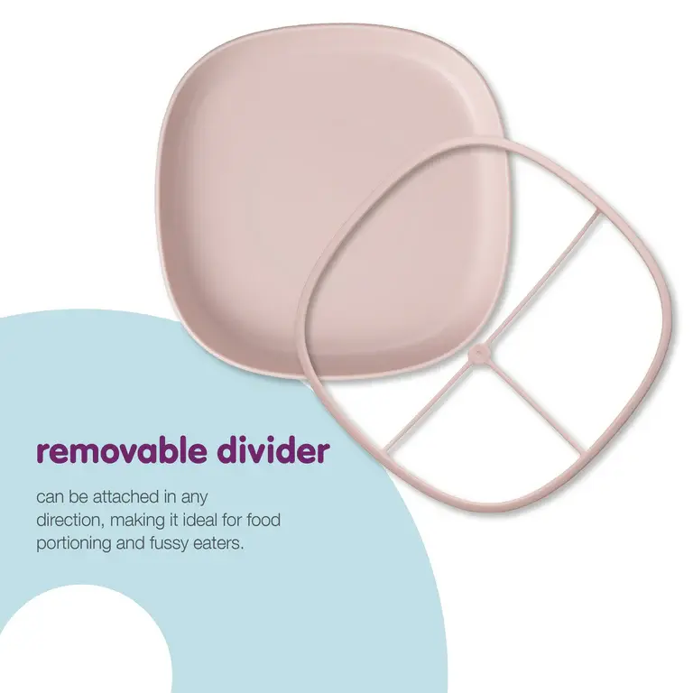 B.Box b.box 2 in 1 Suction Plate Blush