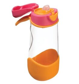 B.Box b.box Sports Spout 450ml Bottle - Strawberry Shake