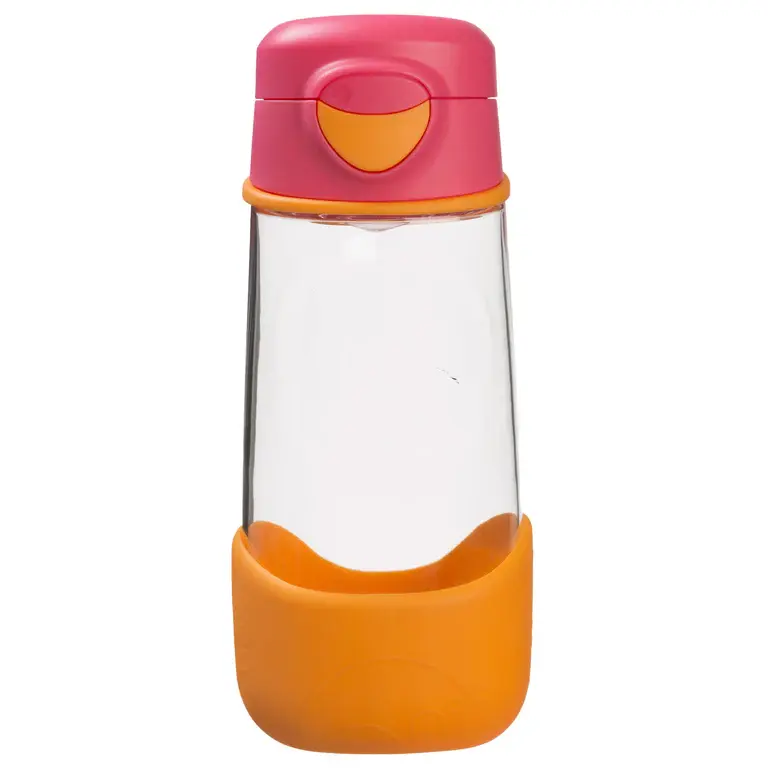 B.Box b.box Sports Spout 450ml Bottle - Strawberry Shake