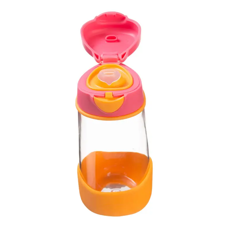 B.Box b.box Sports Spout 450ml Bottle - Strawberry Shake