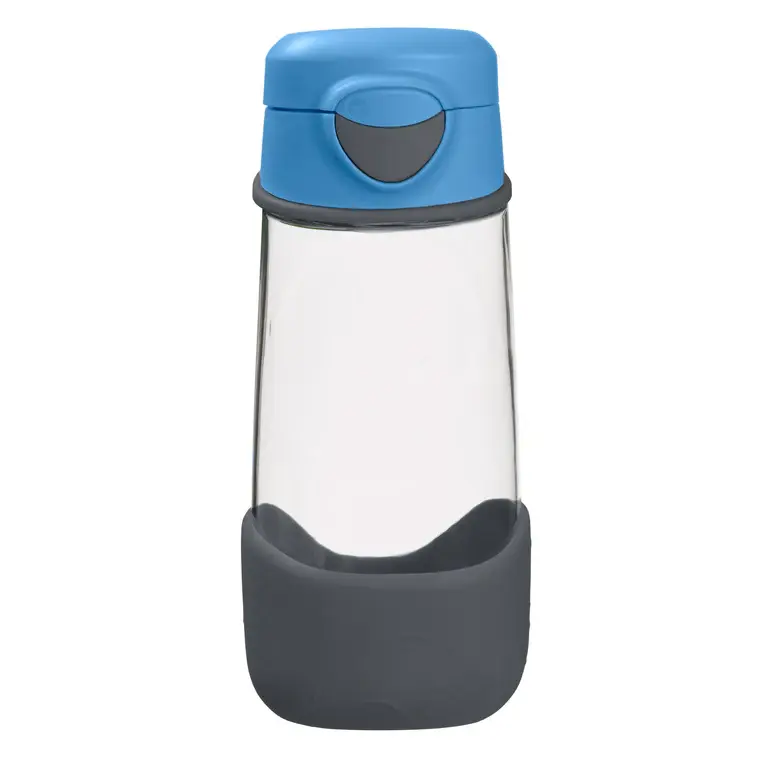 B.Box b.box Sports Spout 450ml Bottle - Blue Slate