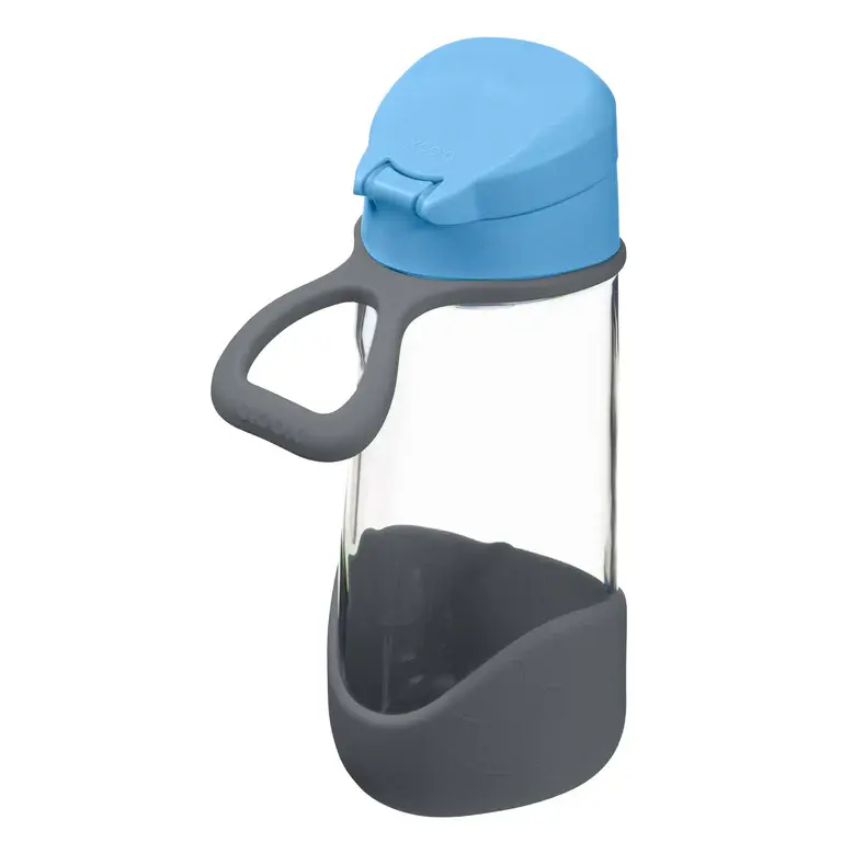 B.Box b.box Sports Spout 450ml Bottle - Blue Slate