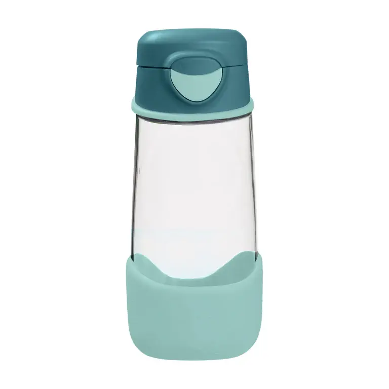 B.Box b.box Sports Spout 450ml Bottle - Emerald Forest