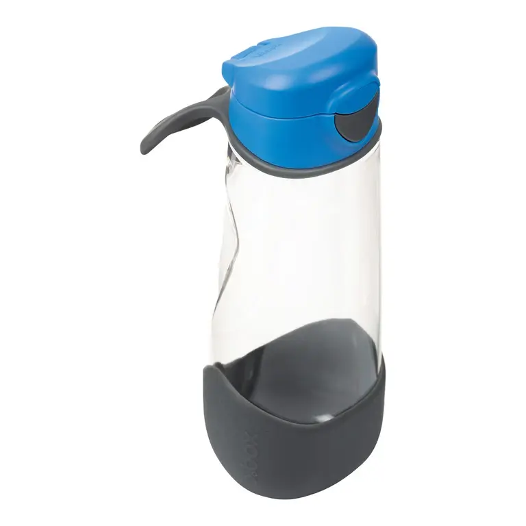 B.Box b.box Sports Spout Bottle - 600ml Blue Slate