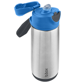 B.Box b.box Insulated spout bottle -500ml Blue Slate
