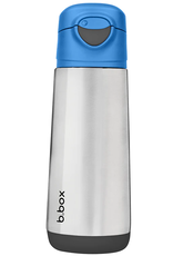 B.Box b.box Insulated spout bottle -500ml Blue Slate
