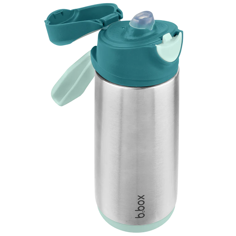 B.Box b.box Insulated spout bottle -500ml Emerald Forest