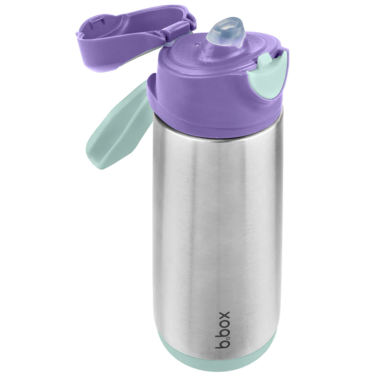 B.Box b.box Insulated spout bottle -500ml Lilac Pop