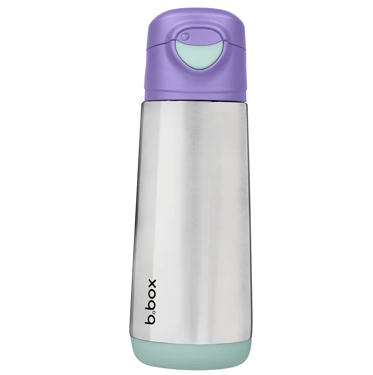 B.Box b.box Insulated spout bottle -500ml Lilac Pop