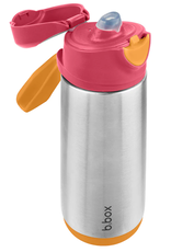 B.Box b.box Insulated spout bottle -500ml Strawberry Shake