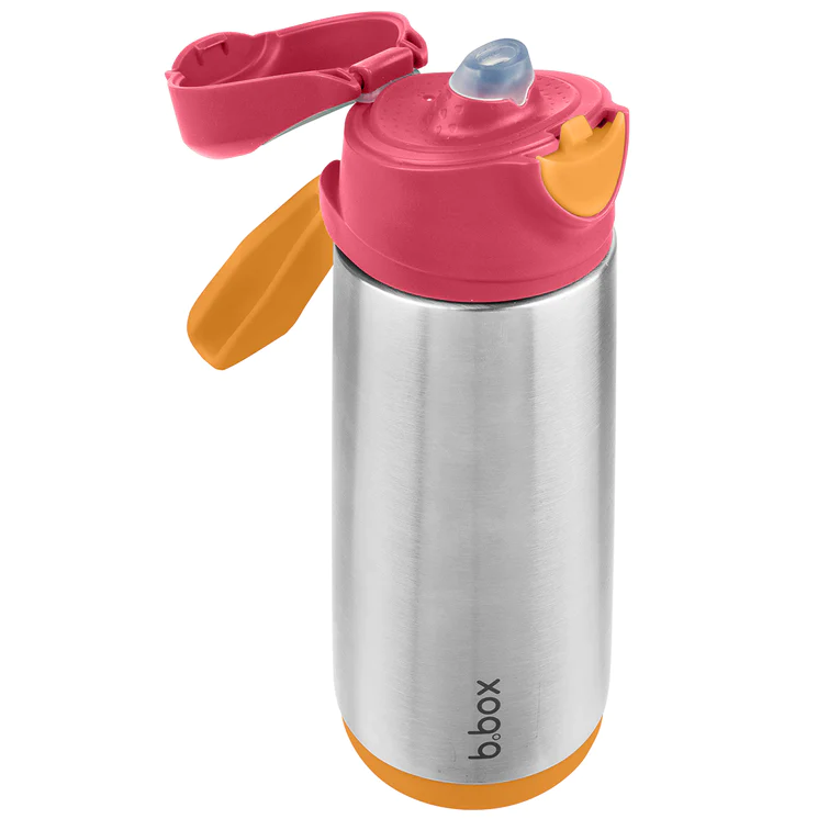 B.Box b.box Insulated spout bottle -500ml Strawberry Shake