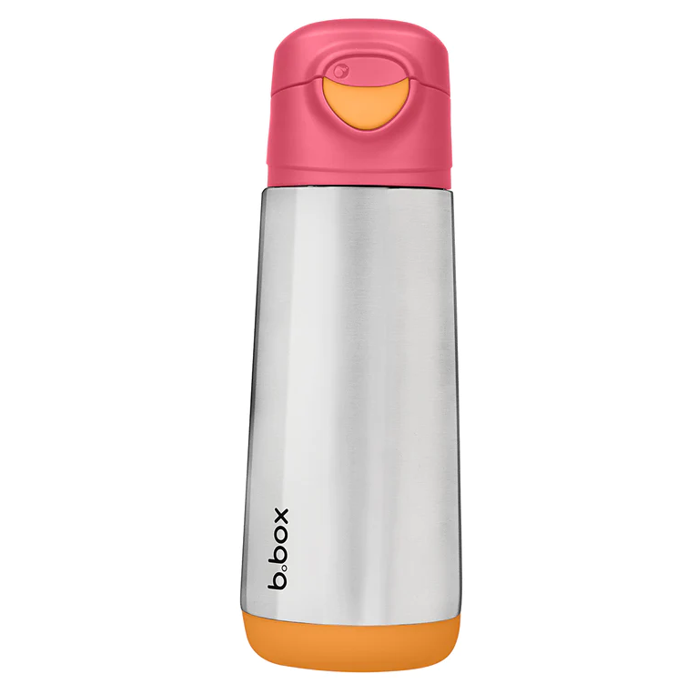 B.Box b.box Insulated spout bottle -500ml Strawberry Shake
