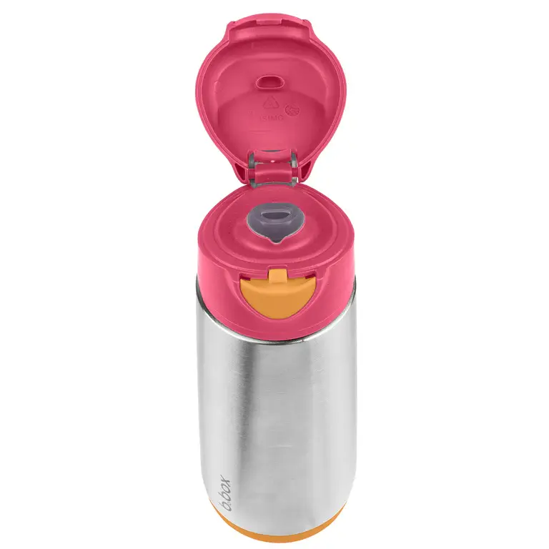 B.Box b.box Insulated spout bottle -500ml Strawberry Shake