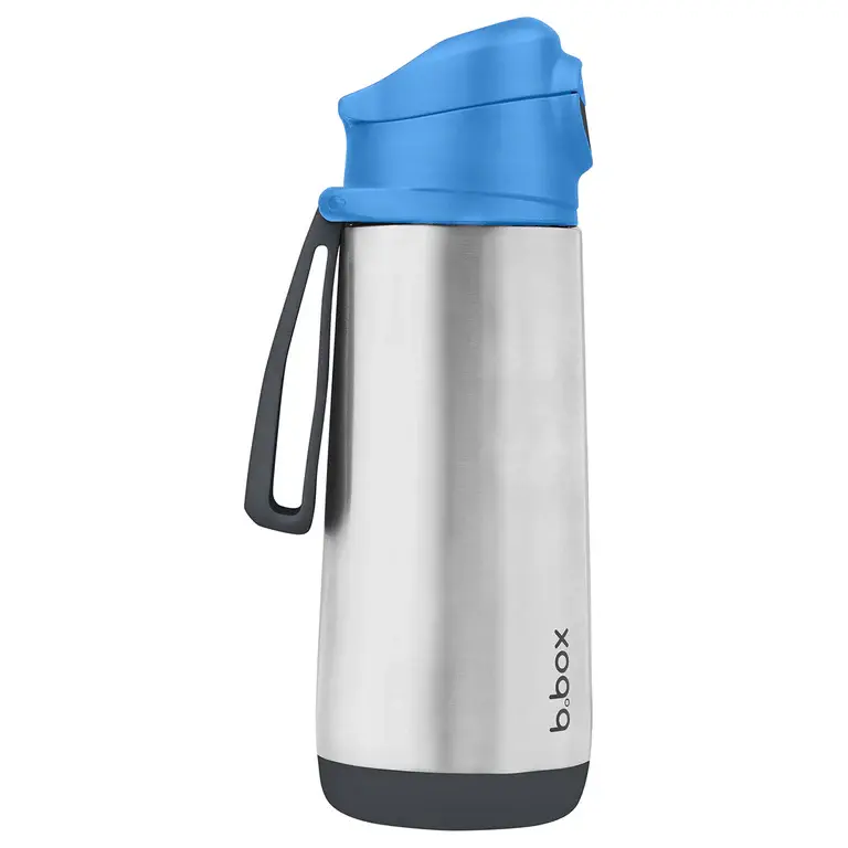 B.Box b.box Insulated spout bottle -500ml Blue Slate