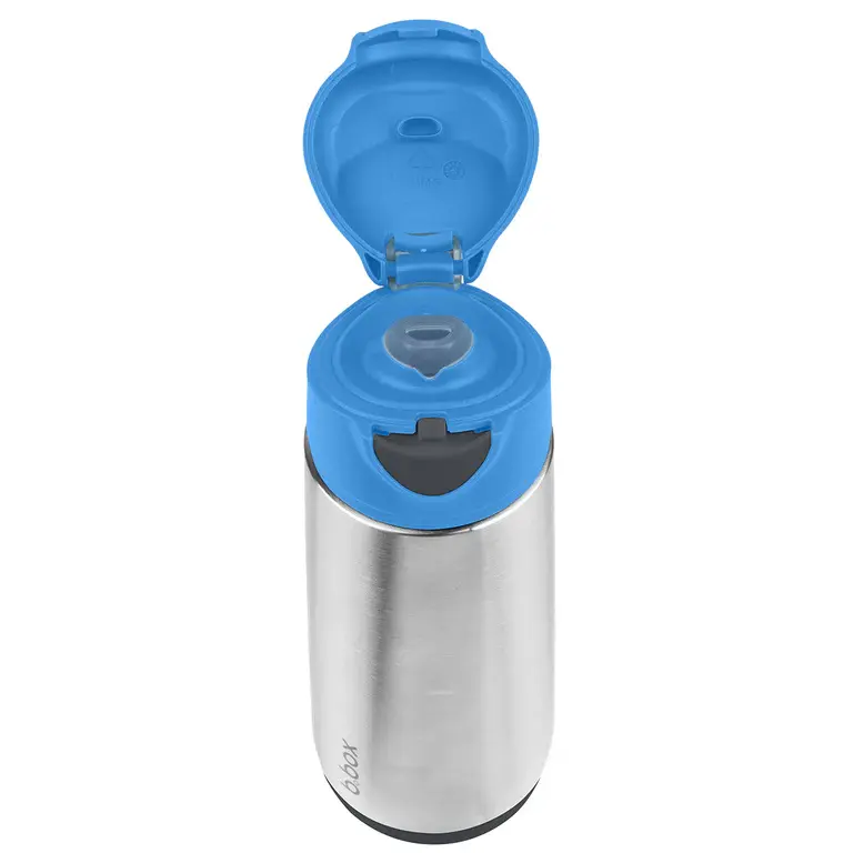 B.Box b.box Insulated spout bottle -500ml Blue Slate