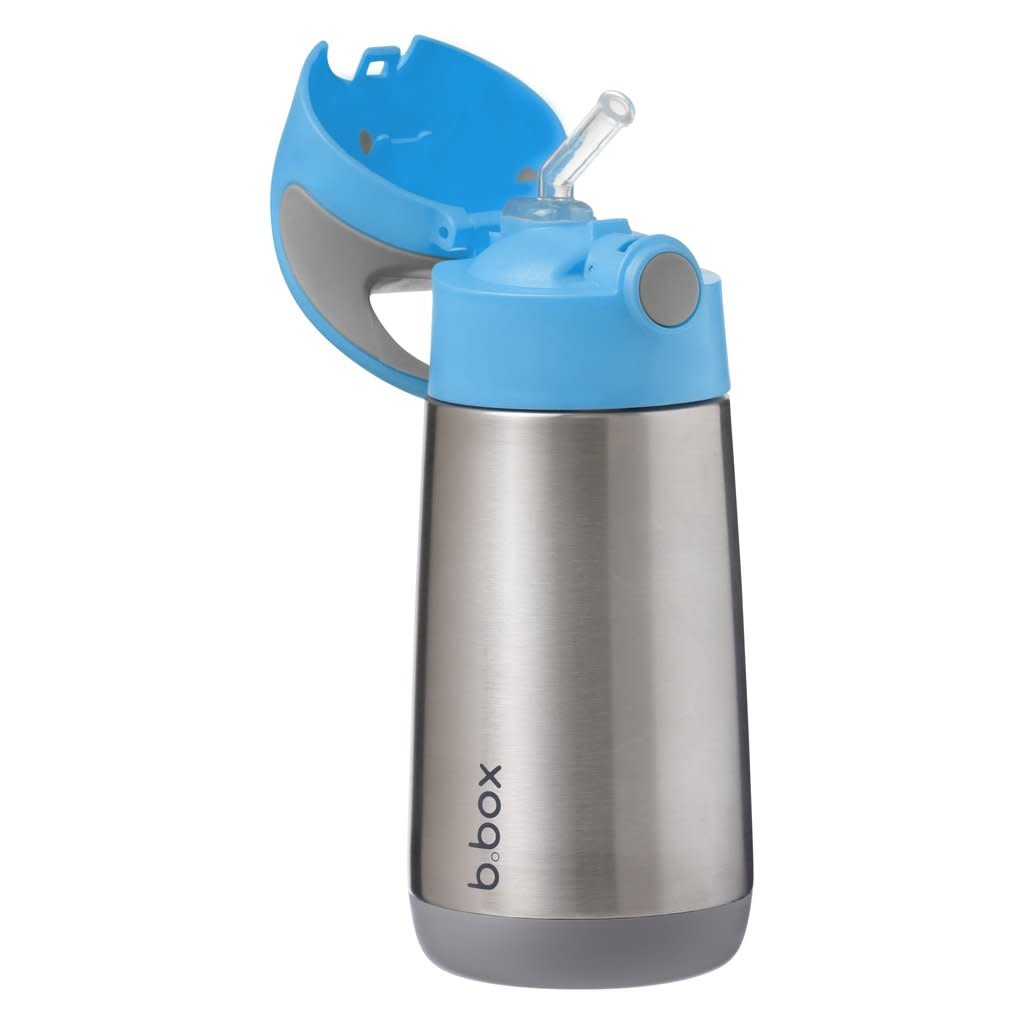 B.Box b.box Insulated Drink Bottle 350ml - Blue Slate