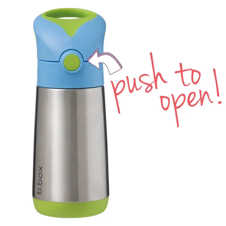 B.Box b.box Insulated Drink Bottle 350ml - Ocean Breeze