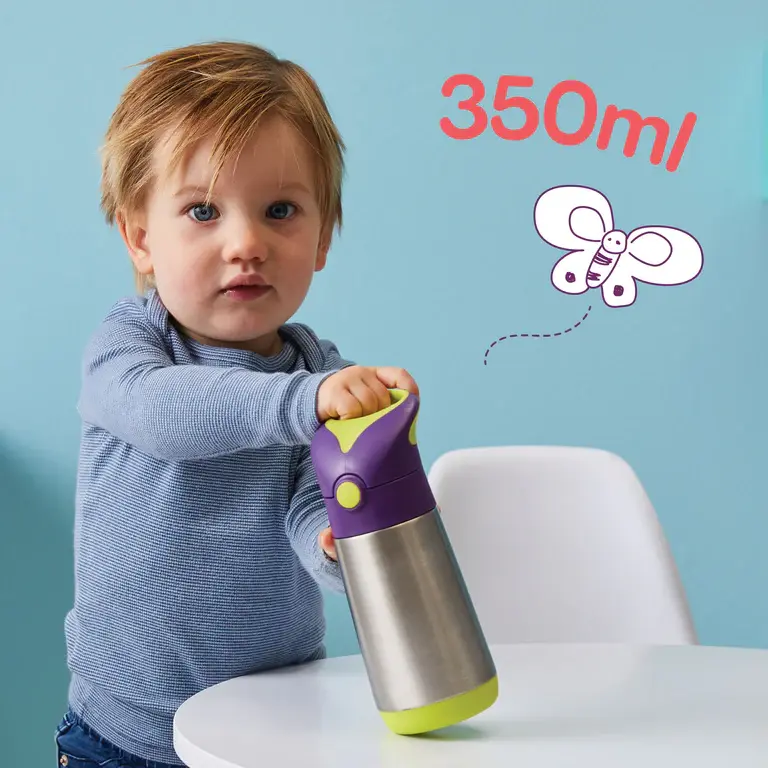 B.Box b.box Insulated Drink Bottle 350ml - Ocean Breeze