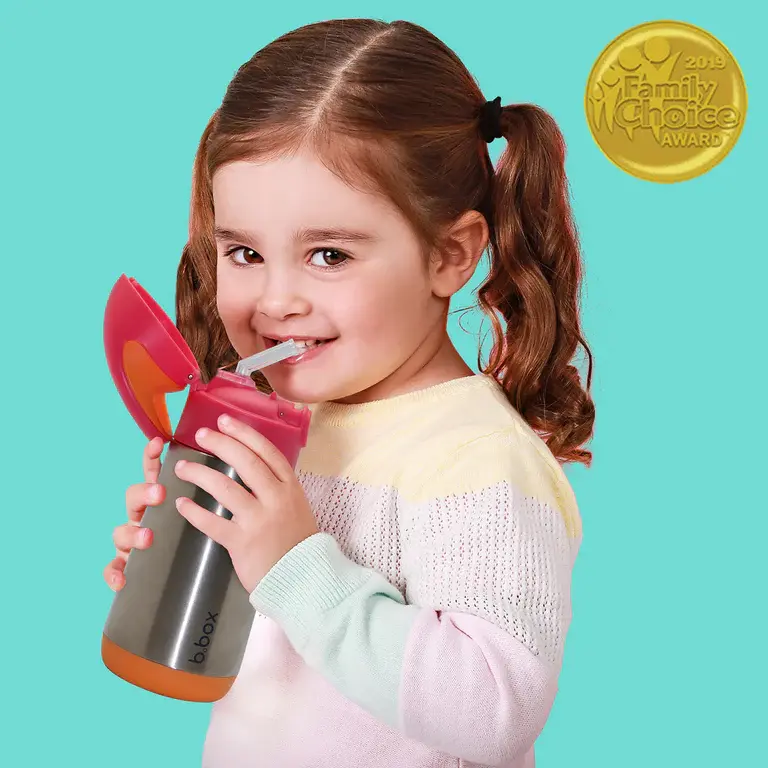 B.Box b.box Insulated Drink Bottle 350ml - Indigo Rose