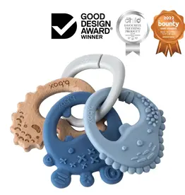 B.Box b.box Trio Teether Lullaby Blue