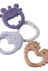 B.Box b.box Trio Teether Peony