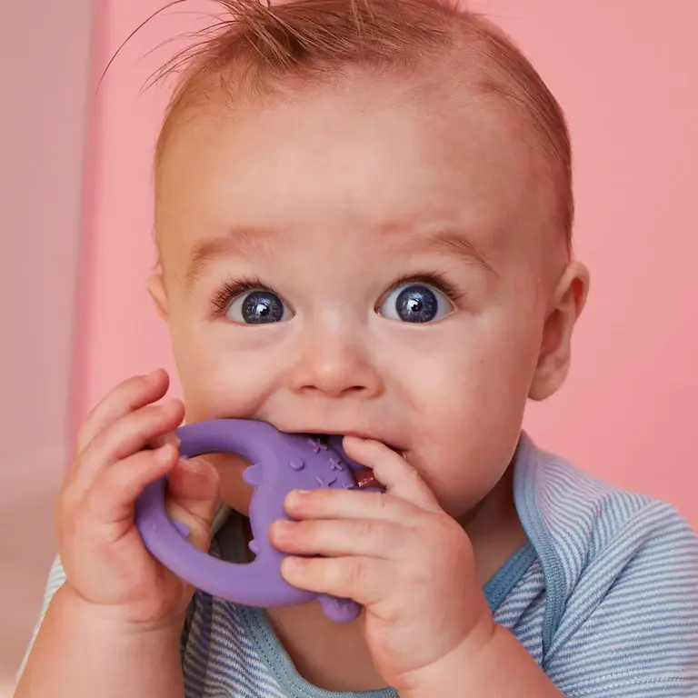 B.Box b.box Trio Teether Peony
