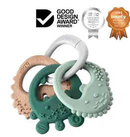 B.Box b.box Trio Teether Sage