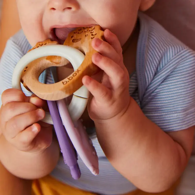 B.Box b.box Trio Teether Sage