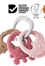 B.Box b.box Trio Teether Blush
