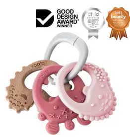 B.Box b.box Trio Teether Blush