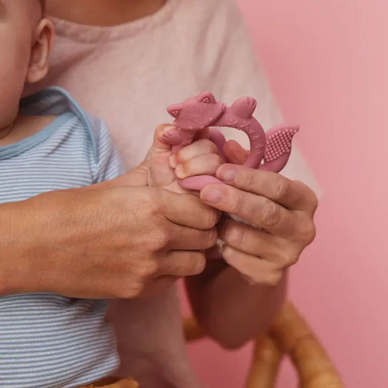 B.Box b.box Wrist Teether Blush