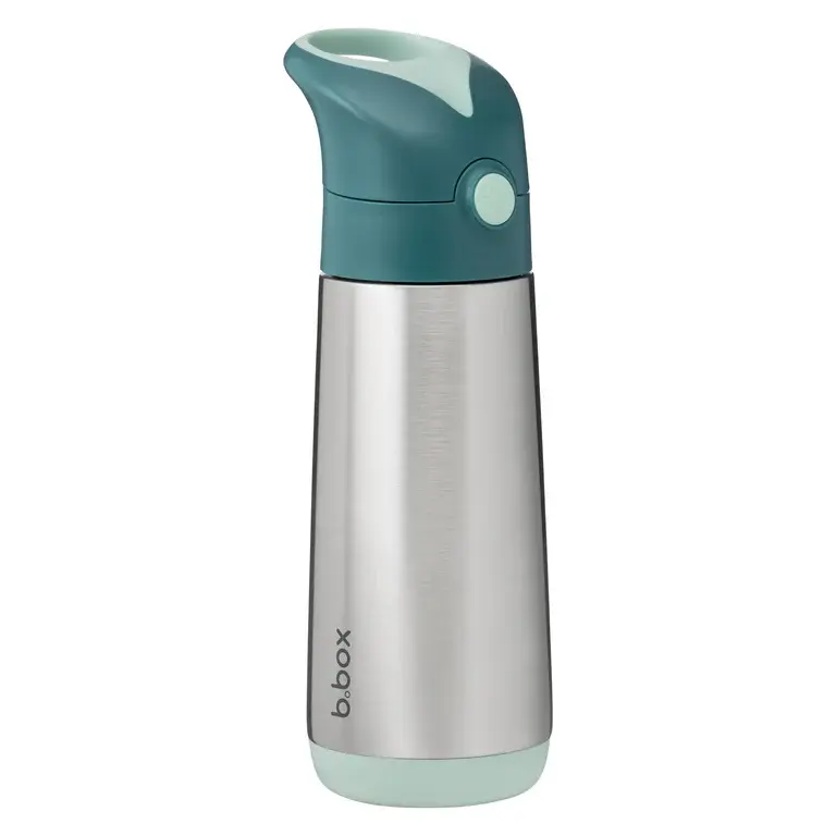 B.Box b.box 500mL Insulated Drink Bottle - Emerald Forest