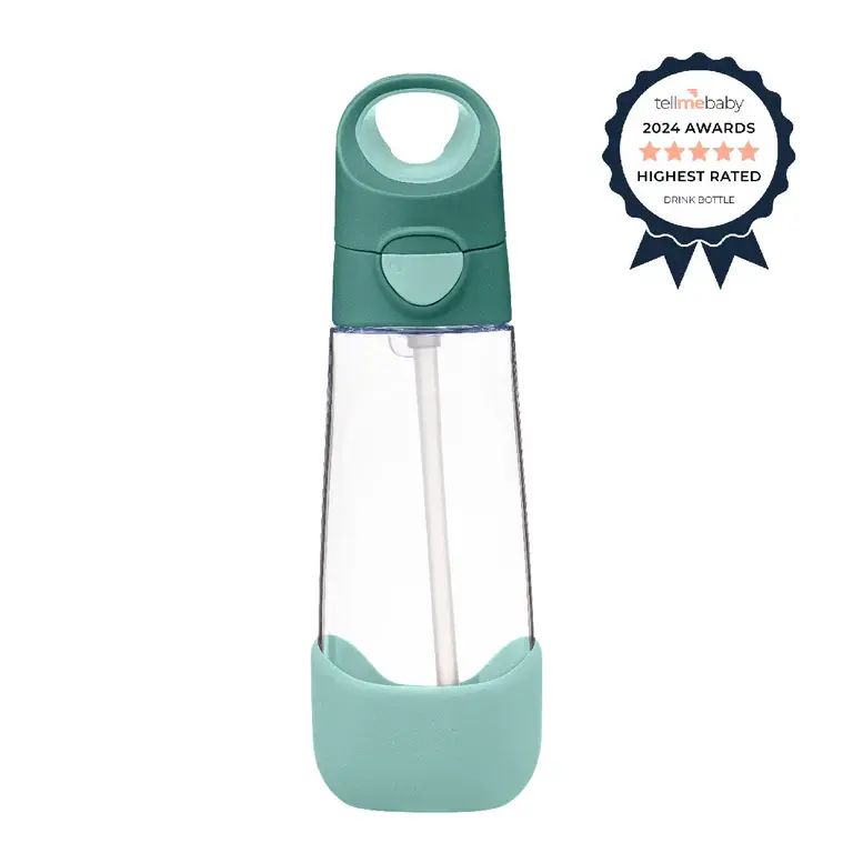 B.Box b.box 600mL Tritan Drink Bottle - Emerald Forest