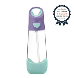 B.Box b.box 600mL Tritan Drink Bottle - Lilac Pop