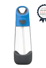 B.Box b.box 600mL Tritan Drink Bottle - Blue Slate