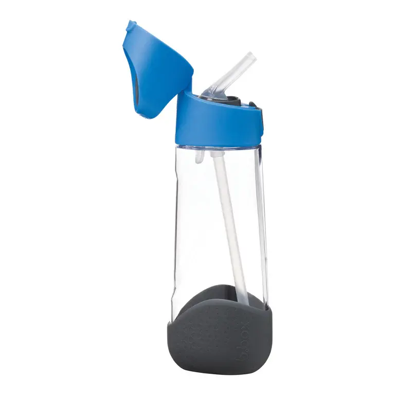 B.Box b.box 600mL Tritan Drink Bottle - Blue Slate