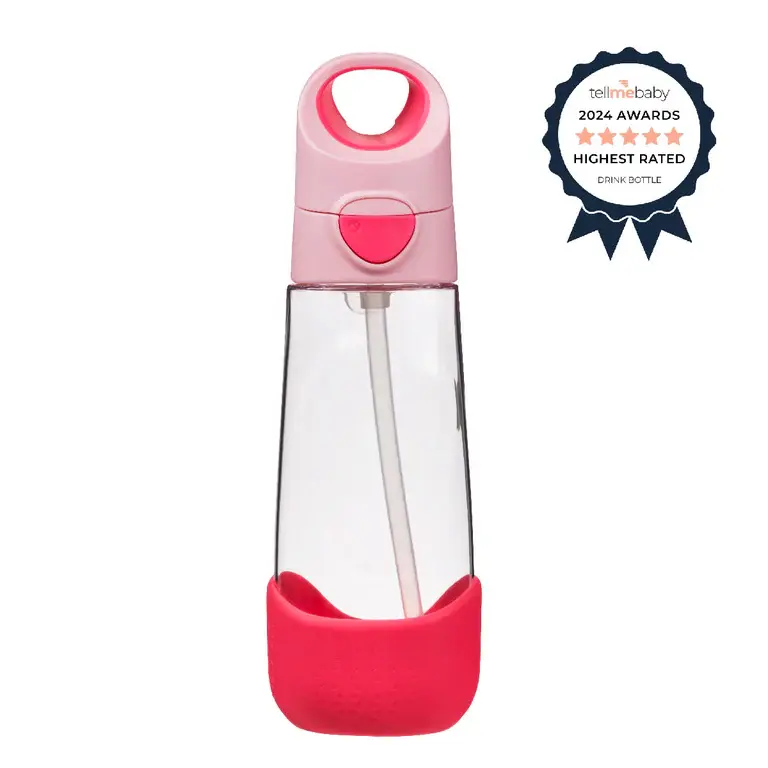 B.Box b.box 600mL Tritan Drink Bottle - Flamingo Fizz