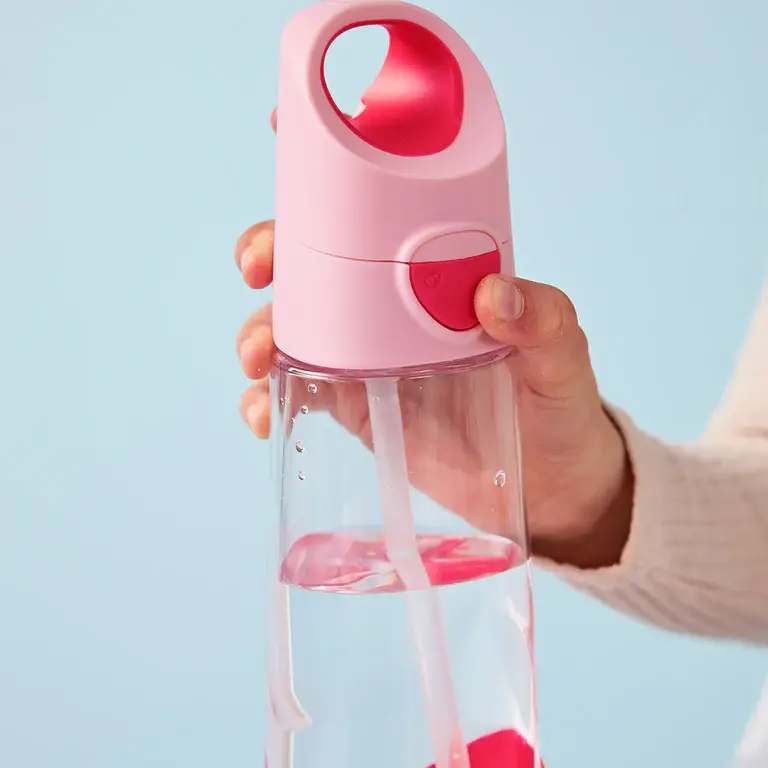 B.Box b.box 600mL Tritan Drink Bottle - Flamingo Fizz