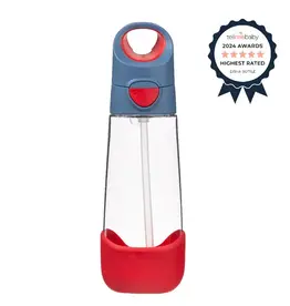 B.Box b.box 600mL Tritan Drink Bottle - Blue Blaze