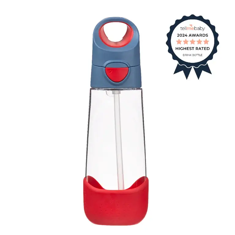 B.Box b.box 600mL Tritan Drink Bottle - Blue Blaze