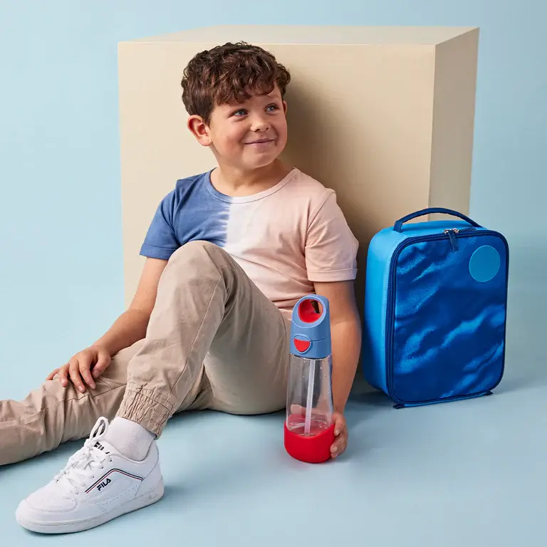 B.Box b.box 600mL Tritan Drink Bottle - Blue Blaze