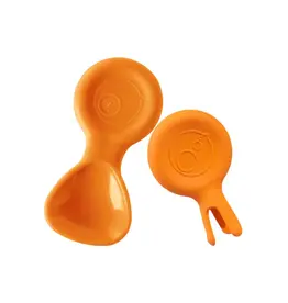 B.Box b.box Mini Spoon & Mini Flork pack (poly bag) - Citrus Orange
